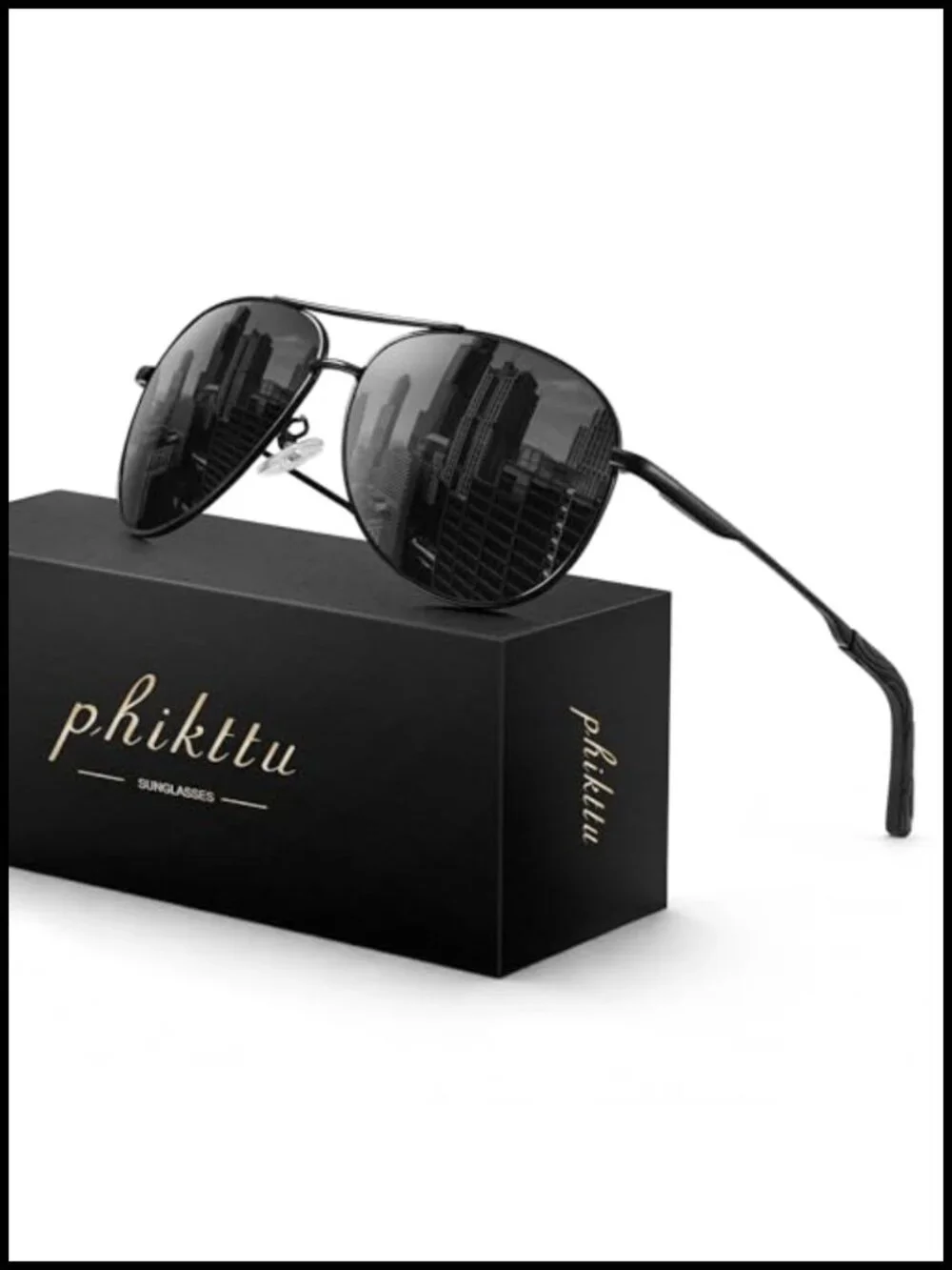 Polarized Aviator Sunglasses for Men Women UV400 Driving Fishing Metal Frame